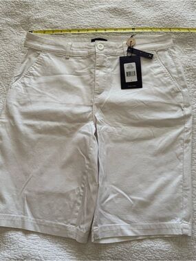 Women’s White Chino Shorts
